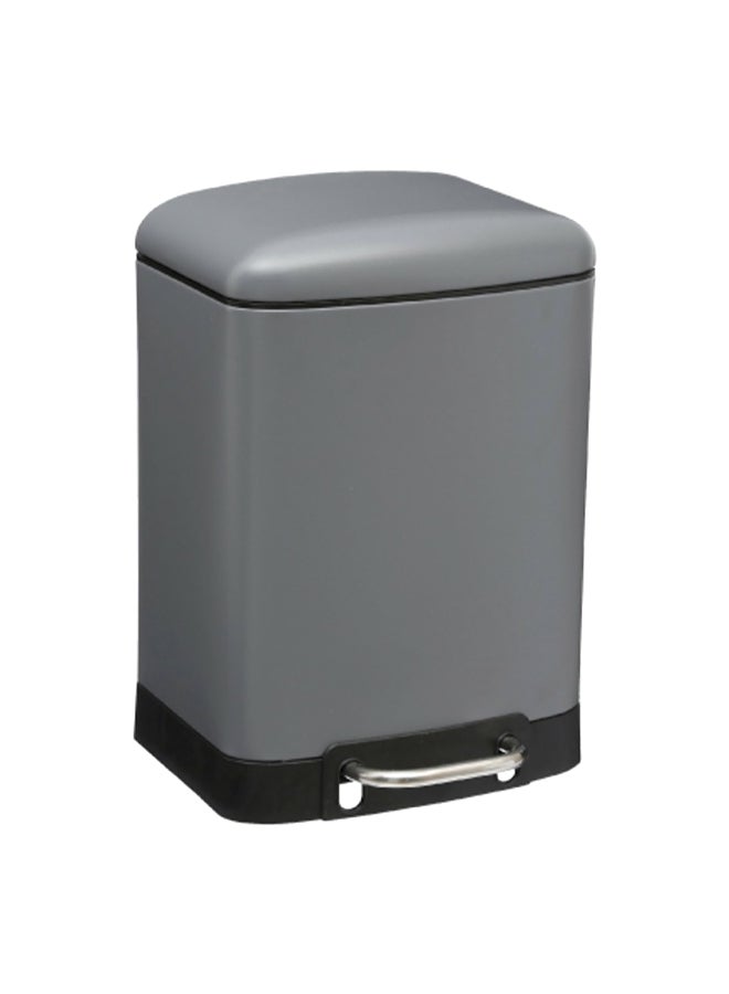 Five Simply Smart Removable Inner Bucket Pedal Bin with Lid Grey 6 L 138059H - Image 1