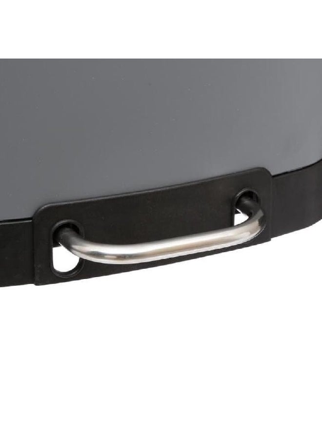 Five Simply Smart Removable Inner Bucket Pedal Bin with Lid Grey 6 L 138059H - Image 3