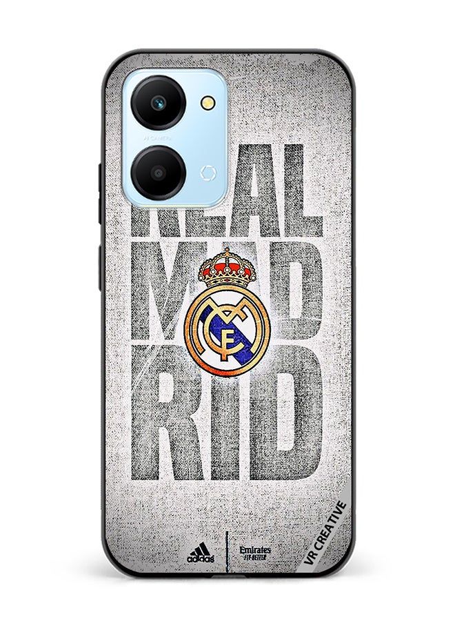 VR CREATIVE Protective Case Cover For Honor Play7T Real Madrid Logo Design Multicolour - Image 1