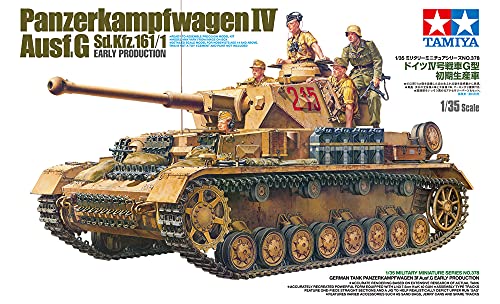 TAMIYA 35378-000 35378 1:35 German Pz.Kpfw. IV Version G Early Product. -Faithful Replica, Making, Plastic, Crafts, Hobby, Model kit, Assembly, unpainted, Unlackiert - Image 4