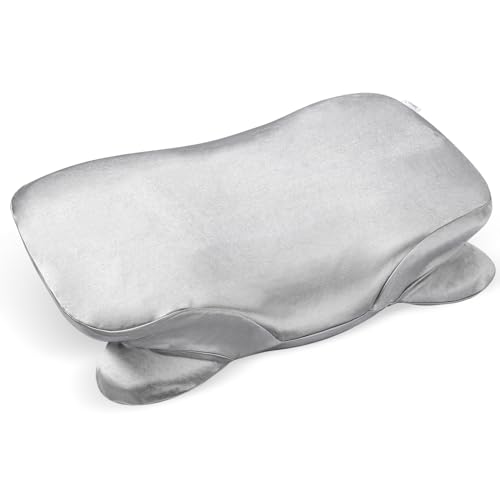 Zelimun Thickened Satin Pillowcase for Zelimun Cervical Pillow, Smooth & Soft Pillowcase, Contour Pillow Cover with Zipper (Grey) - Image 1