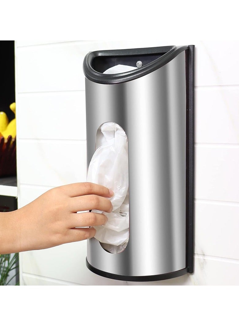 general Wall-mounted storage box for garbage bags kitchen shopping bag storage cylinder shoe cover bag garbage bag storage - Image 1