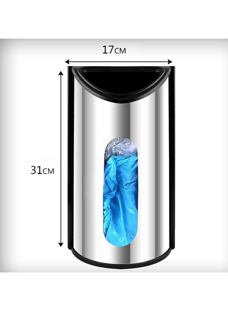 general Wall-mounted storage box for garbage bags kitchen shopping bag storage cylinder shoe cover bag garbage bag storage - Image 4