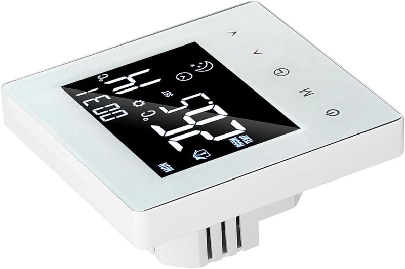 Programmable Home Thermostat LCD Display 3 Meter Sensor Line AC90 240V Type 4 Black - Image 4