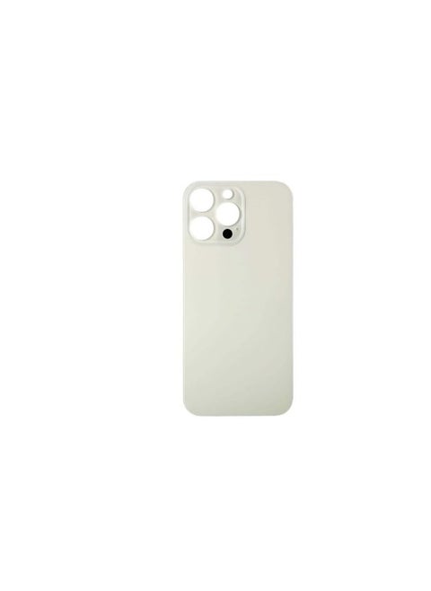 Replacement Back Glass iphone 15 pro max white Titanium
