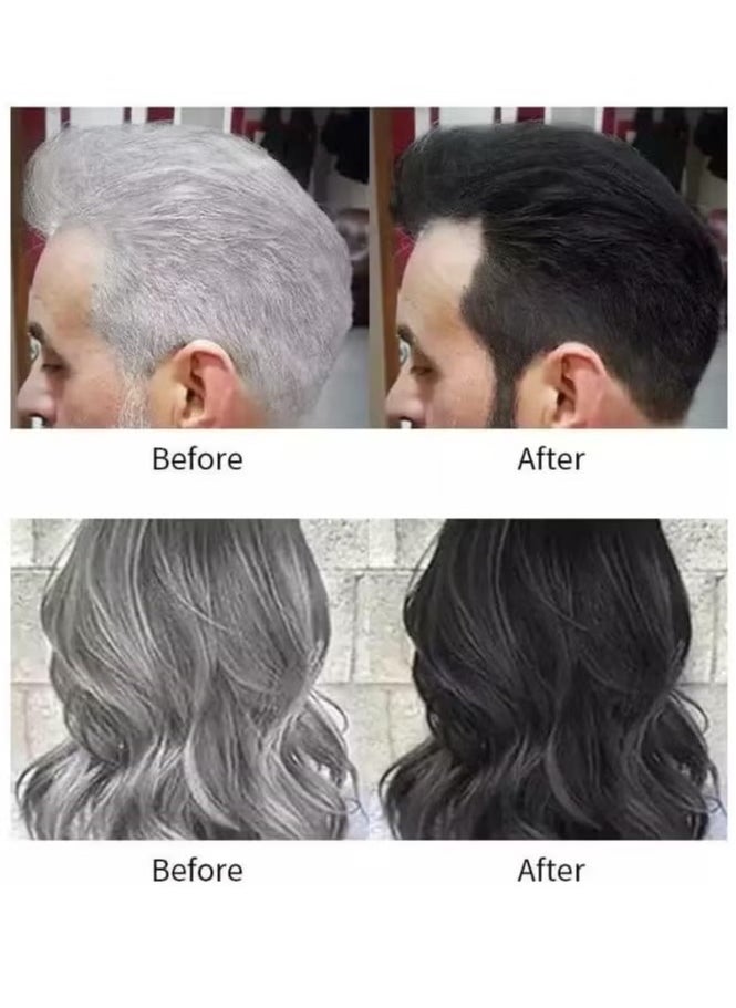 APPLE COSMETIC - Ammonia free Black Hair DYE Cream, No Toxic, No Stimulation, Natural Black Hair Colour cream - Image 1