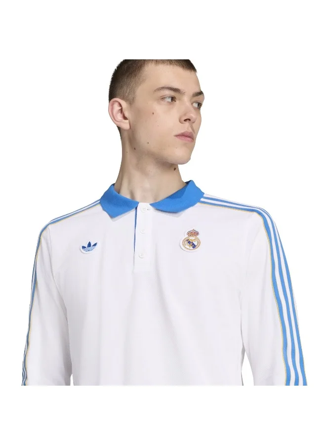 Adidas Real Madrid Icon Long Sleeve Polo