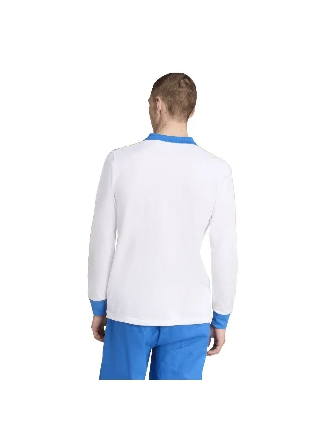 Adidas WHITE/BLUBIR Real Madrid Icon Long Sleeve Polo  | Best Price UAE