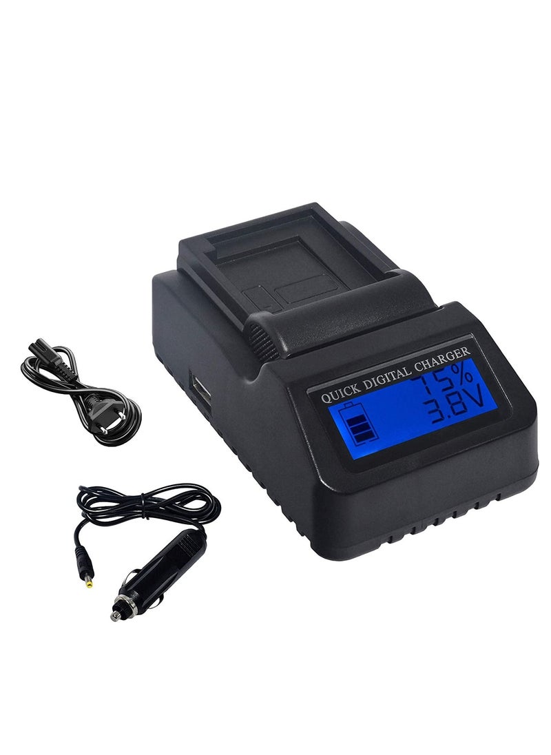 DMK Power - DMK Power EN-EL19 Quick Rapid Battery Charger Compatible with Nikon Coolpix S2500/ S3100/ S4100/ 3200 Etc Cameras… - Image 1