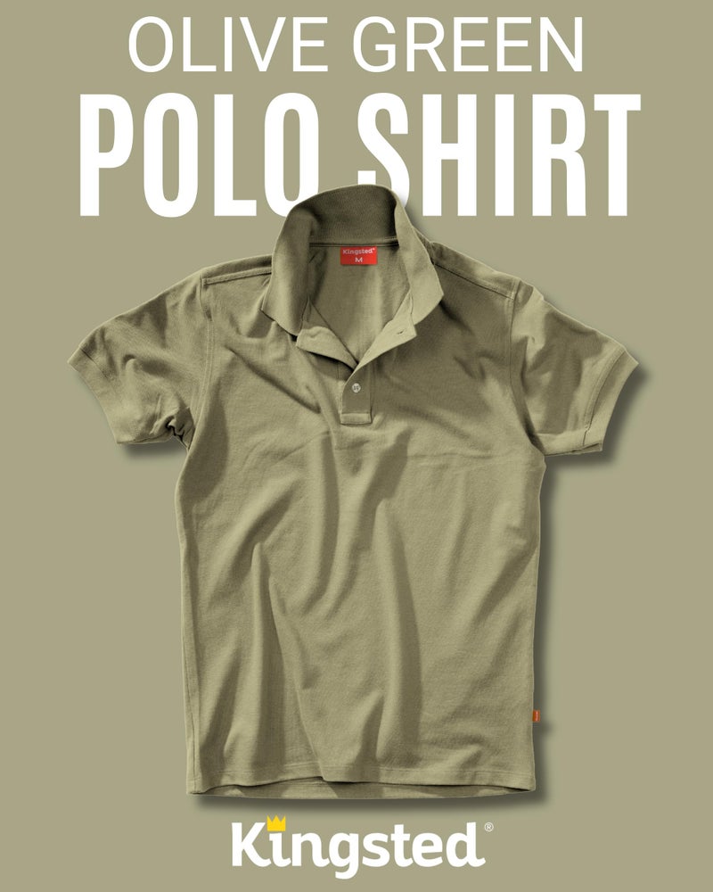 Kingsted Polo Shirts for Men Pack - Royally Comfortable - Premium Pique Fabric - Soft Cotton Blend - Classic Fit Short Sleeve (3 Pack, Classic, Large) - Image 4