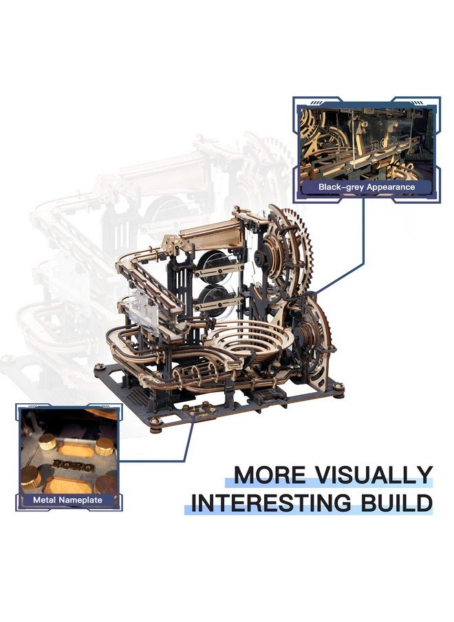 Robotime 3D Puzzles Mabrle Run - Lga01 Mable Night City Wooden Model To Build - Model Building Kits For Adults  - Image 3