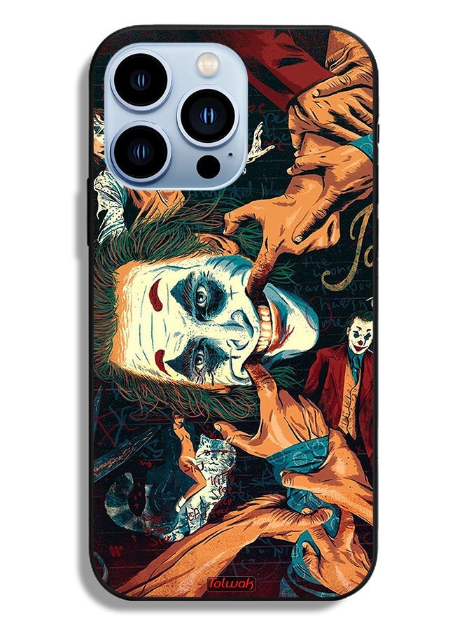 Tolwak Apple iPhone 13 Pro Protective Case Joker Art - Image 2