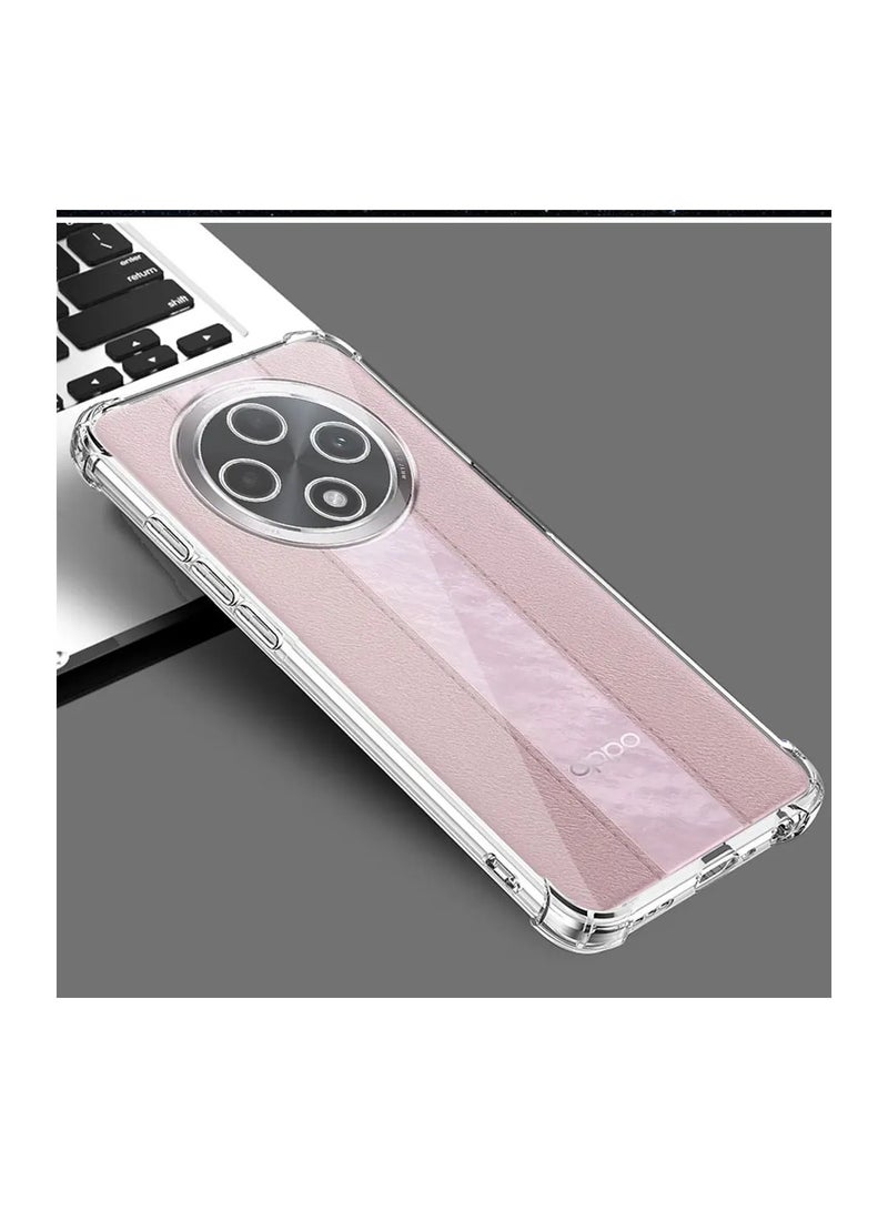 Wtech Oppo A3 Pro 5G 2024 TPU Bumper Corners with Hard PC Case Cover - Clear - Image 2