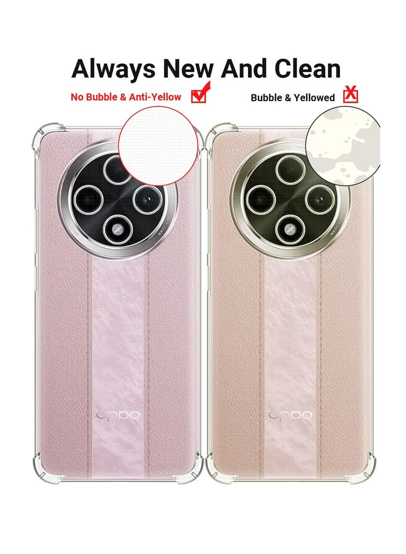 Wtech Oppo A3 Pro 5G 2024 TPU Bumper Corners with Hard PC Case Cover - Clear - Image 4