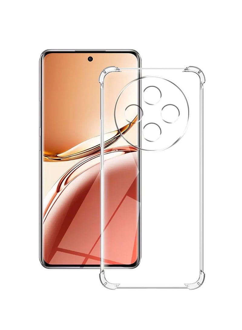 Wtech Oppo A3 Pro 5G 2024 TPU Bumper Corners with Hard PC Case Cover - Clear - Image 5
