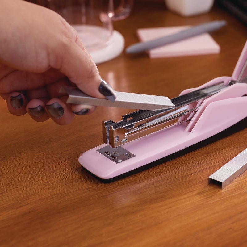 Swingline Stapler, 20 Sheet Capacity, 545 Desktop Stapler, Blush Pink (S7054513) - Image 4