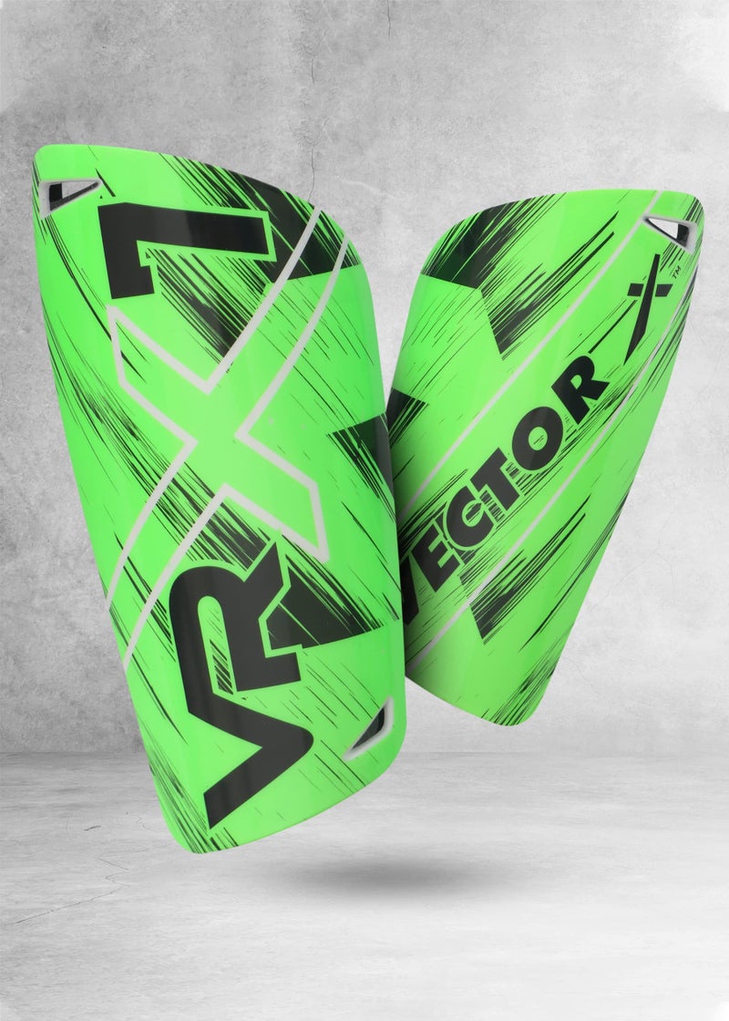 Vector X Combo Titan Football Shoes with Socks & Shinguard Football Shoes for Men (Green,5) - Image 4