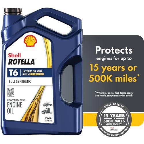 Shell Rotella T6 Full Synthetic 15W-40 Motor Oil, 1 Gallon (3 Pack) - Image 3
