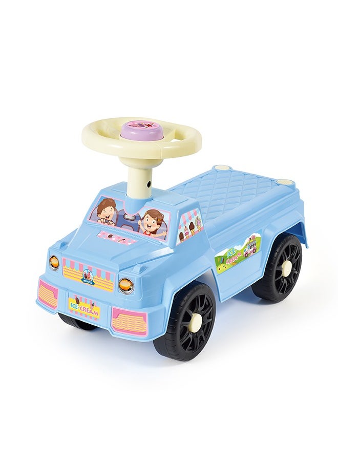 Ice Cream Truck Ride-On Car for Kids – Fun Ice Cream Truck Design with Interactive Sounds & Lights, Safe & Durable, Push Ride-On Toy for Toddlers Aged 1-3 Years| Blue - pzsku/ZDAE862533E35D18042A0Z/45/_/1729748953/197ca1d8-d142-4e74-bf50-7eabfca5a489