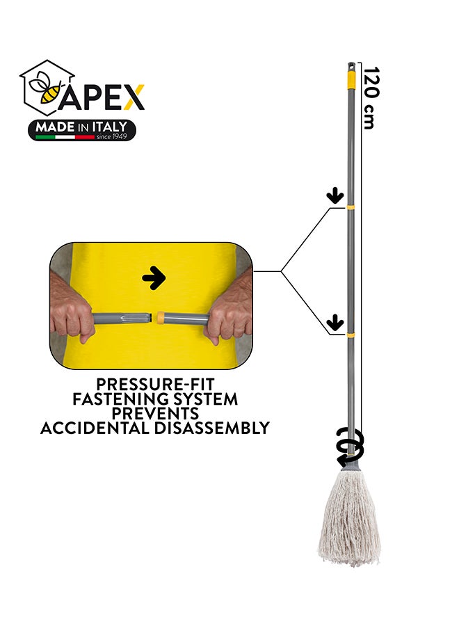 APEX Cotton Mop With Handle 1 Pc - Image 3