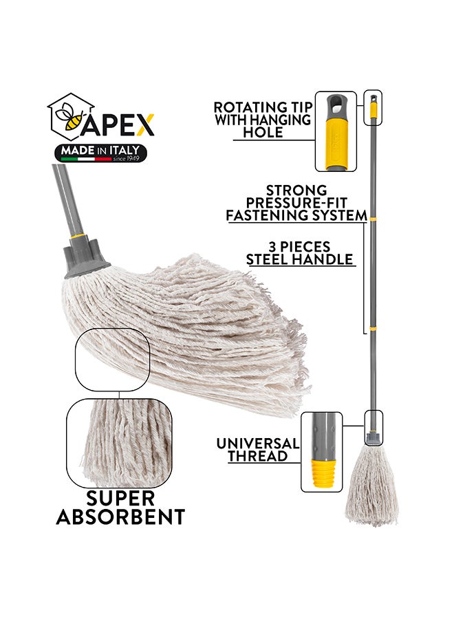 APEX Cotton Mop With Handle 1 Pc - Image 5