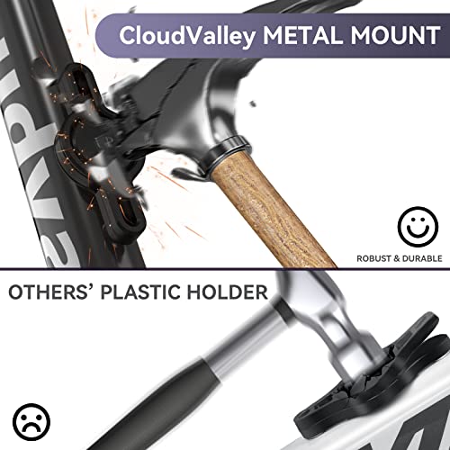 CloudValley for Airtag Bike Mount, Waterproof & Hidden Anti Theft Protective Aluminum Alloy Holder for Bicycle Bottle Cage | GPS Tracker Case for Enhanced Bike Security | Includes Security Screws - Image 3