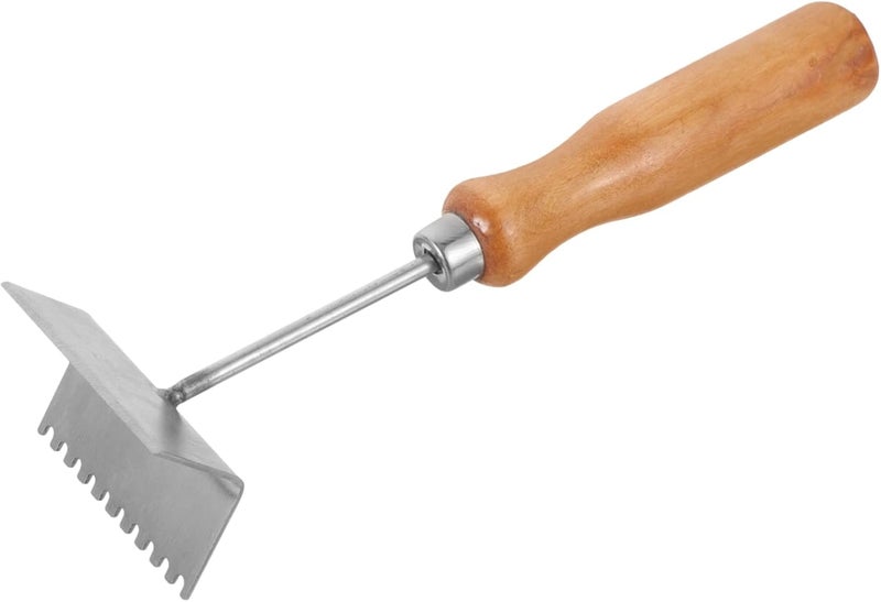 Portable Stainless Steel Beehive Scraper Tool Essential Beekeeping Cleaning Shovel for Hive Frame Maintenance Safe and Easy to Use Present for Beekeepers - Image 1