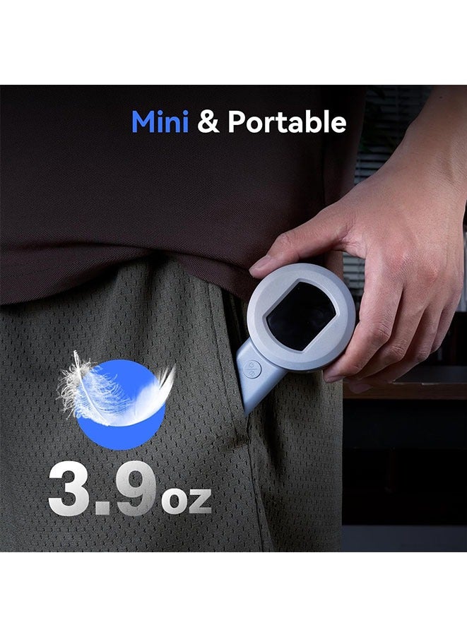 Muyixin ميكروسكوب رقمي محمول بشاشة LCD 2 بوصة، ميكروسكوب جيب محمول 100X للأطفال مع بطاقة TF سعة 32GB، مكبر عدسات إلكتروني مع أضواء قابلة للتعديل، كاميرا USB إلى الكمبيوتر - Image 3