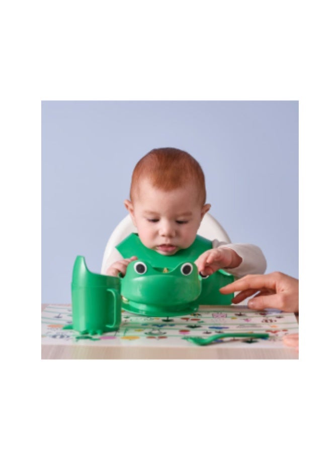 MATA 4-piece eating set, bright green - Image 2