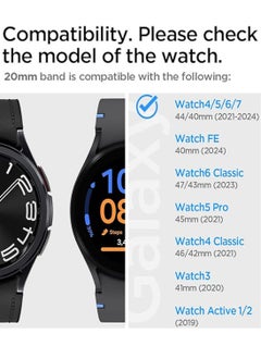Spigen Spigen Modern Fit designed For Samsung Galaxy Watch 7 44/40mm, FE 40mm, 6/5/4 44/40mm, Classic 6 47/43mm, 5 Pro 45mm, 4 Classic 46/42mm, 3 41mm, Active 1&2 Band  - Image 2