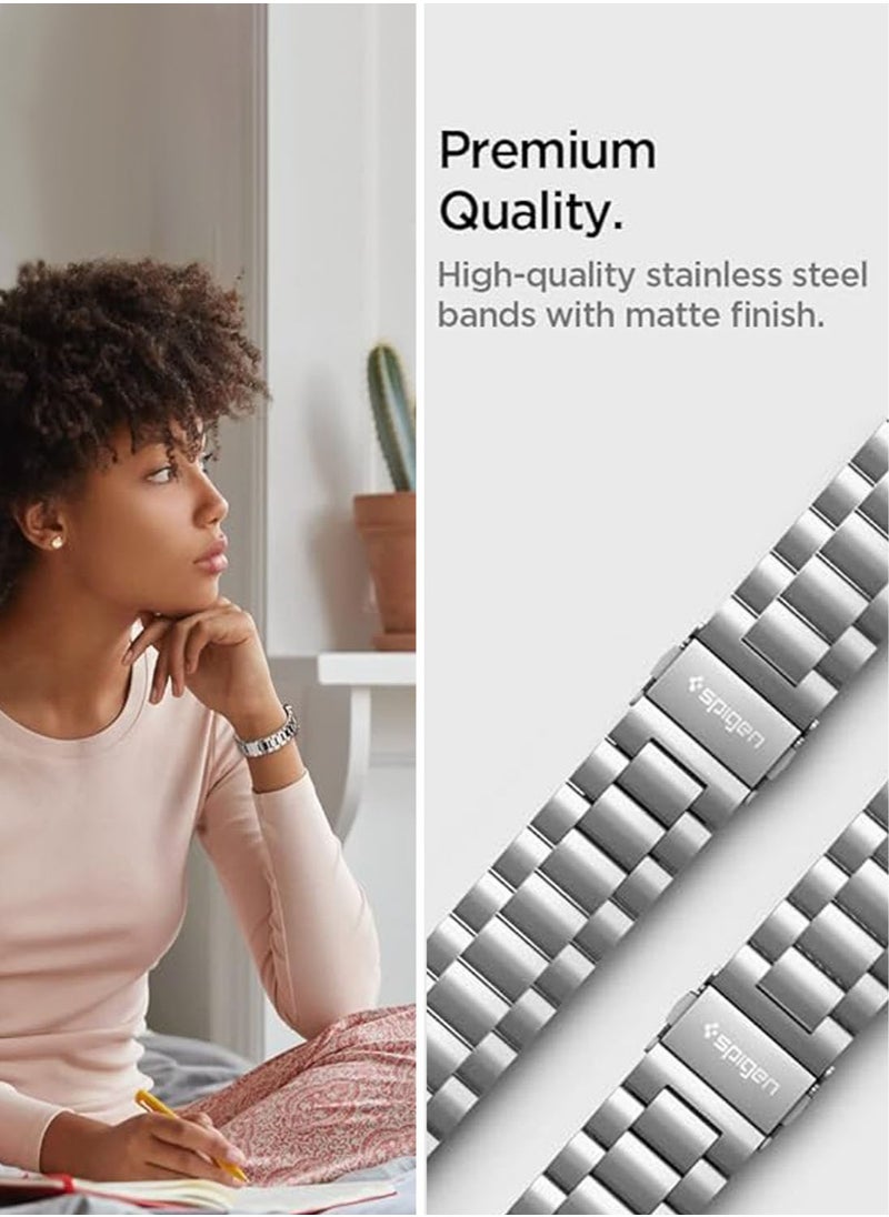 Spigen - Spigen Modern Fit designed For Samsung Galaxy Watch 7 44/40mm, FE 40mm, 6/5/4 44/40mm, Classic 6 47/43mm, 5 Pro 45mm, 4 Classic 46/42mm, 3 41mm, Active 1&2 Band - Image 1