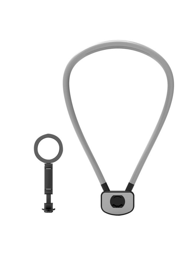 Generic Hanging Neck Mobile Phone Magnetic Bracket First Viewing Angle Shooting Live Riding Mountaineering Fishing Outdoor Sports Camera Accessories-Color:Mobile Phone Clip Pink - Image 3