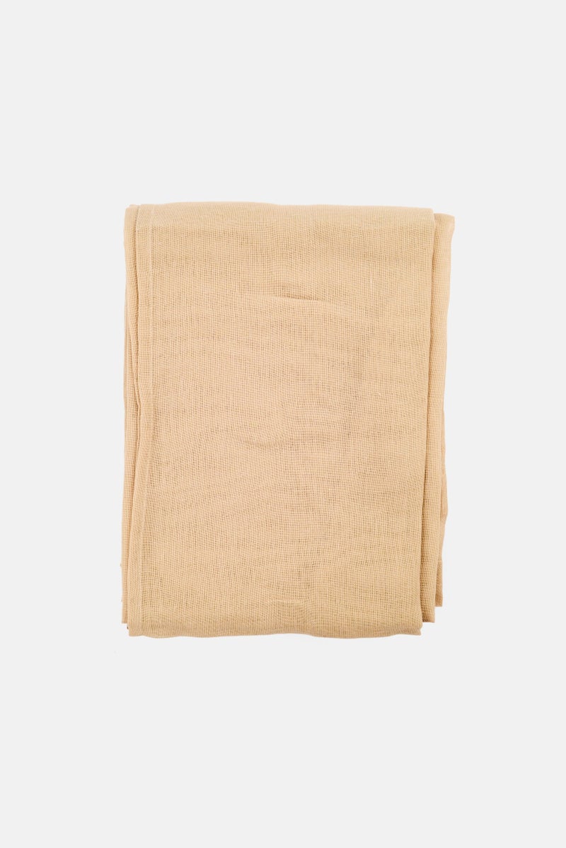 Muy Mucho Textured Curtain 140 x 240 cm, Beige  - Image 1