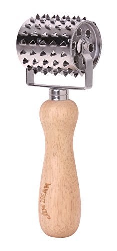 Jim Beam أسلوب آسيا جيم بيم JB0150 مدق لحم بتصميم عتيق، فضي - Image 1