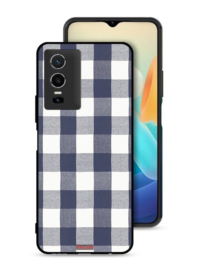 Tolwak Vivo Y76 5G Protective Case Cover Cloth Pattern - Image 1