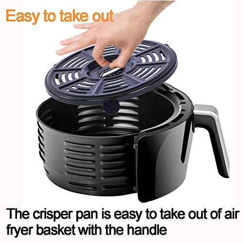 RAMLLY NOVIIML Fryer Replacement Crisper Plate For Ninja Air Fryer Ninja Foodi Pressure,Grill Pan for Ninja FD401 Foodi Crisper Plate,Air fryer Accessories,Non-Stick Fry Pan,Dishwasher Safe - Image 5
