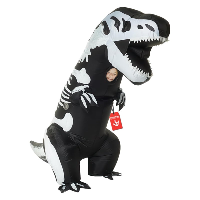 Morph Skeleton Inflatable Dinosaur Costume Kids Blow Up Dinosaur Costume Kid Inflatable Costumes for Kids - Image 2