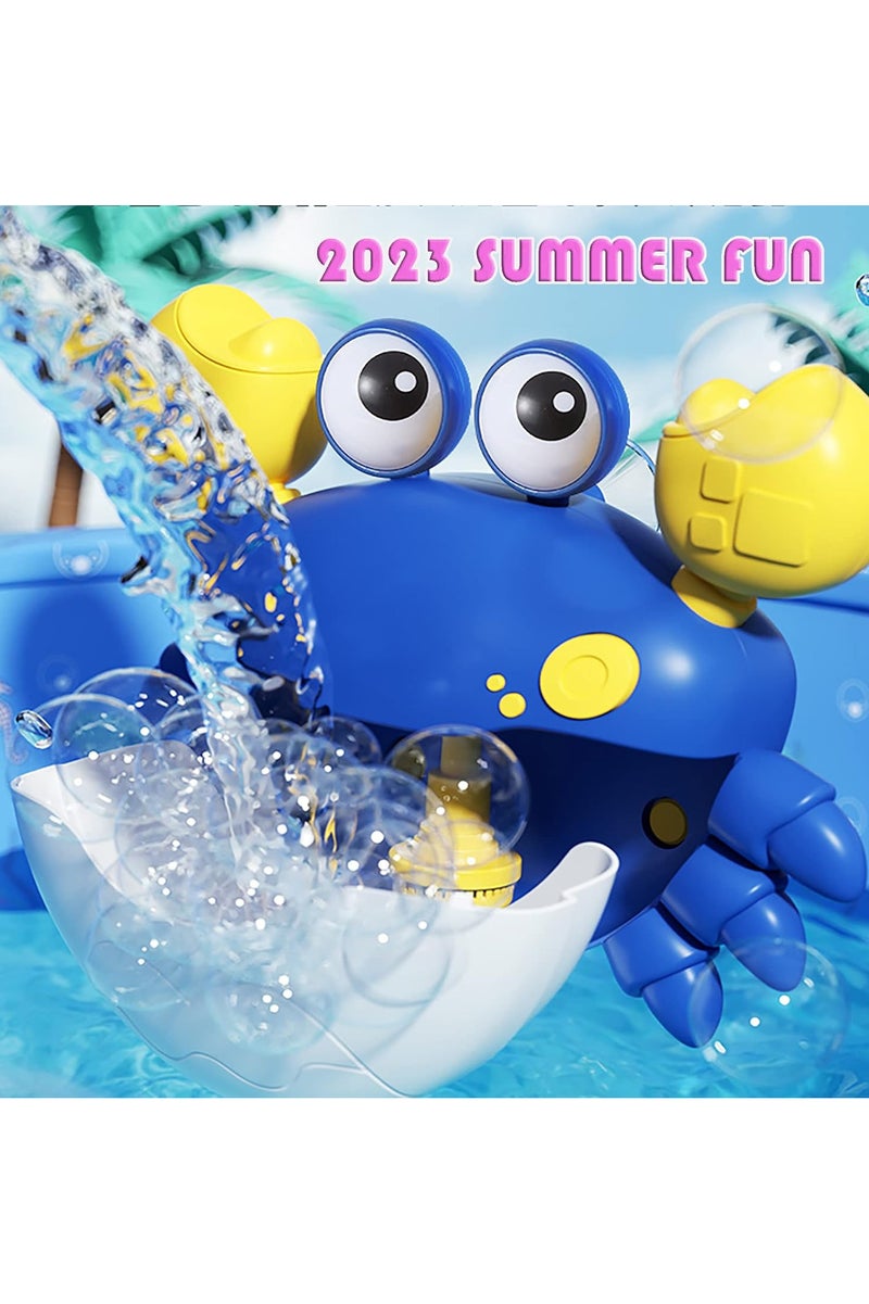 Cute Crab Bath Toys for 1-3 Year Olds, Bath Bubble Maker with Music, Baby Bath Toys, Water Toys Gifts for 6-12 Months Babies, Girls and Boys Ages 3-8 - Image 2