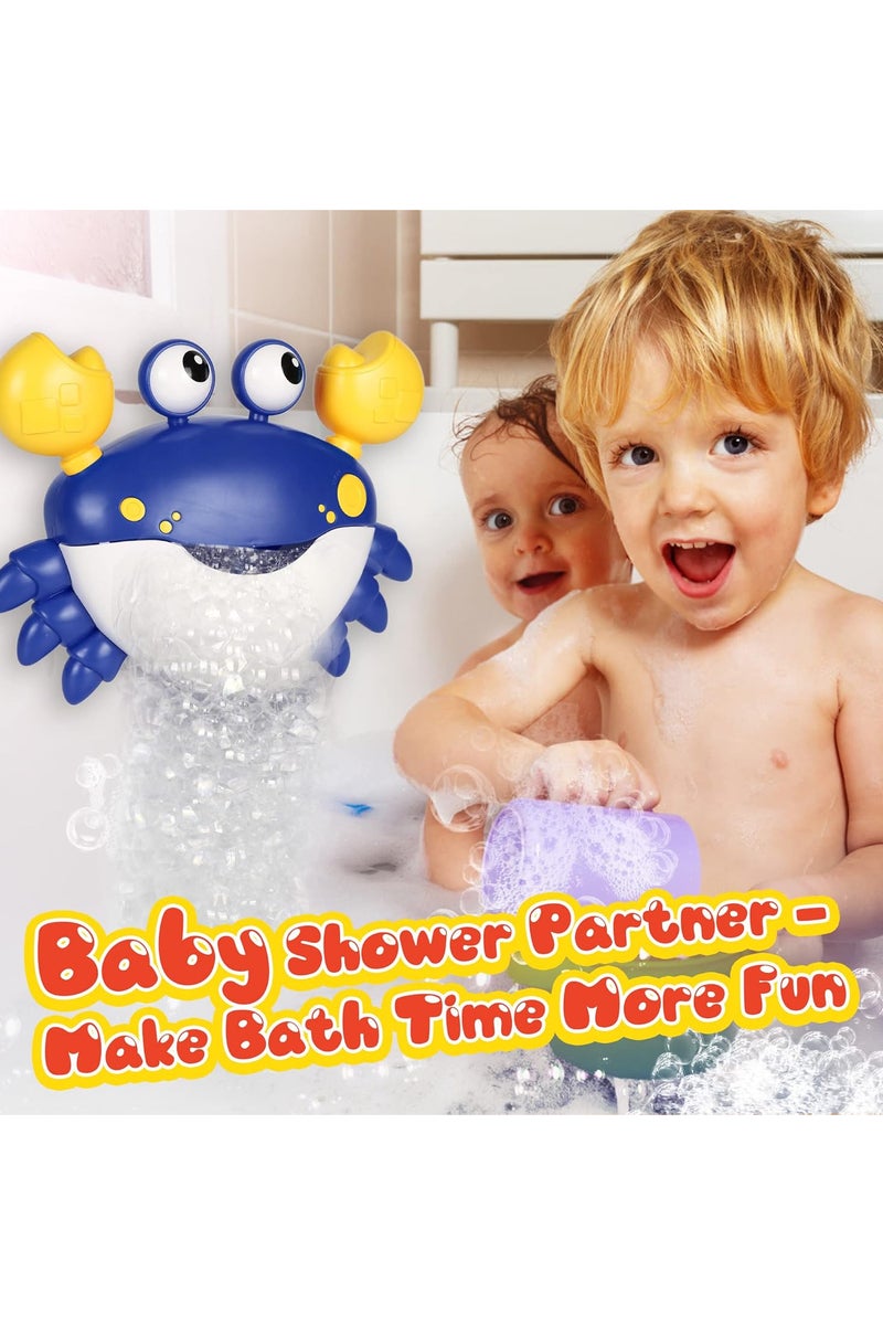 Cute Crab Bath Toys for 1-3 Year Olds, Bath Bubble Maker with Music, Baby Bath Toys, Water Toys Gifts for 6-12 Months Babies, Girls and Boys Ages 3-8 - Image 3