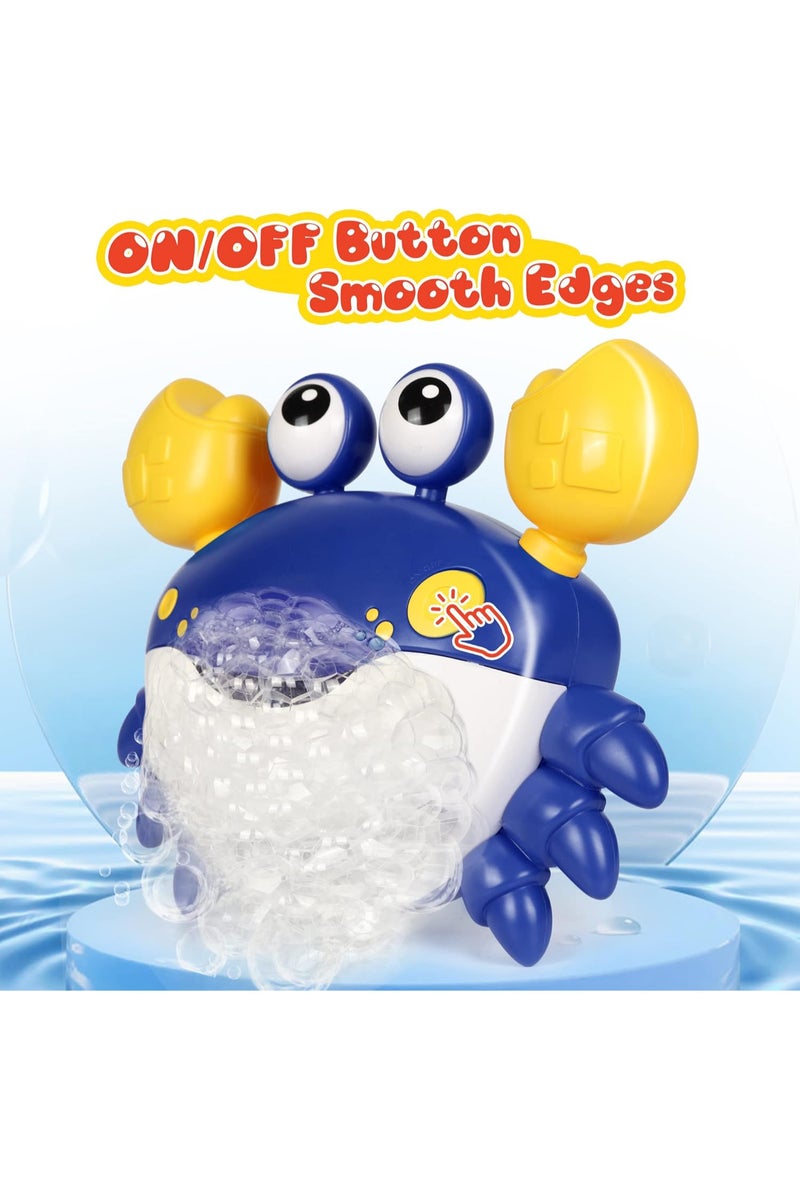 Cute Crab Bath Toys for 1-3 Year Olds, Bath Bubble Maker with Music, Baby Bath Toys, Water Toys Gifts for 6-12 Months Babies, Girls and Boys Ages 3-8 - Image 4