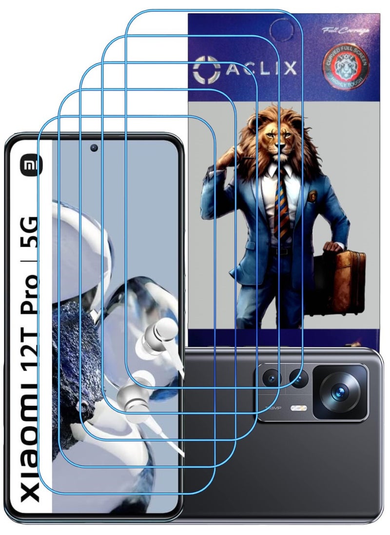 أكاليكس 5 قطع، حماية شاشة،  لهاتف شاومي 12T برو  ، جودة ممتازة. - Image 1