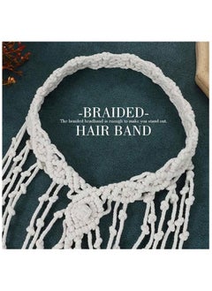 Generic Boho macrame White Headbands  - Image 3
