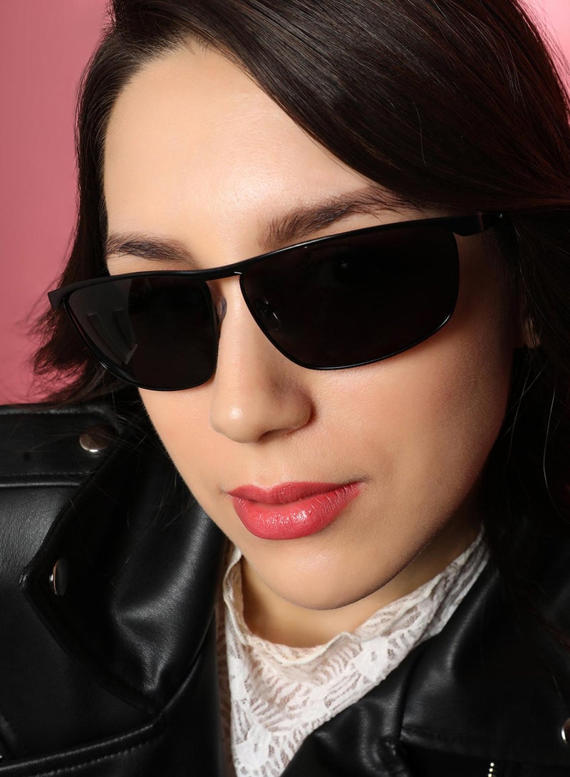 Haute Sauce The Sporty Browline Sunglasses - Onyx Black  - Image 3