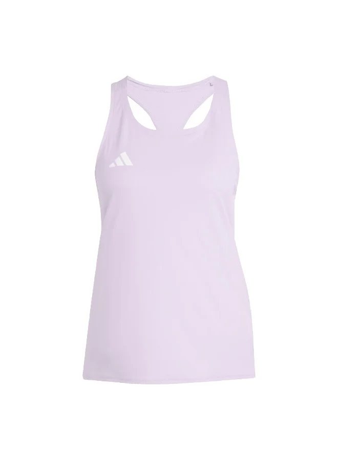 Adidas Adidas Adizero E Tank W Purple Running Tops For Women