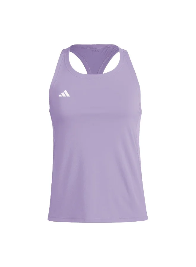 Adidas Adidas Adizero E Tank W Purple Running Tops For Women