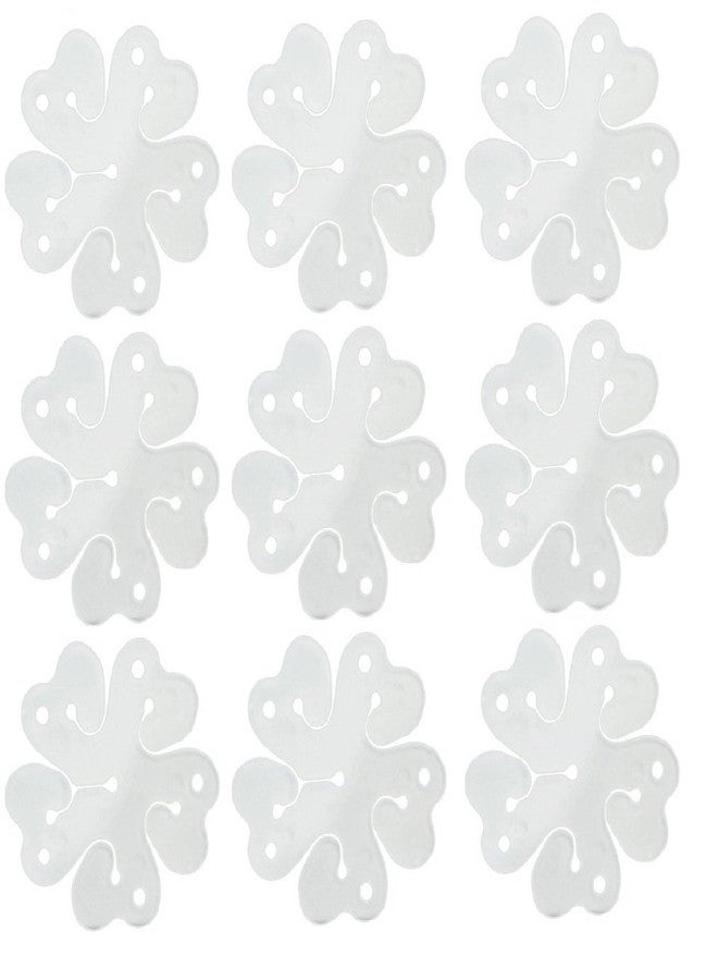 baotongle 50 pcs Portable Flower Shape Balloon Clips Holder for Wedding Event Decorations Birthday Party Supplies - Image 1