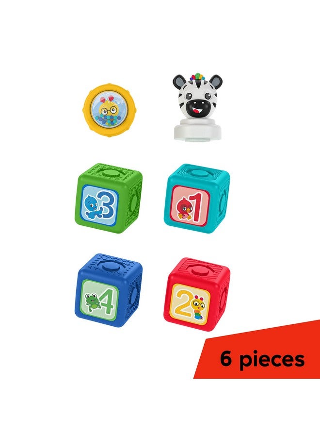 Baby Einstein Connectables 6 Piece Set STEAM Learning Magnetic Blocks Baby 6 Months+ Toddler Montessori Toys for 1 2 3 4 5 Year Old - Image 2