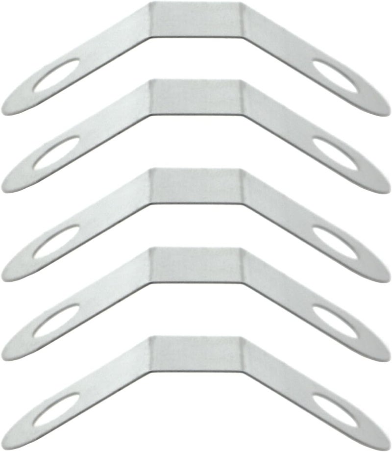 CChiai 5PCS Sink Drain Clamp with Pop Up U Clips Compatible Replacement Clamps for 34807 Bathtub Drain Linkage Assembly Stainless Steel Snap Ring Replacement - Image 1