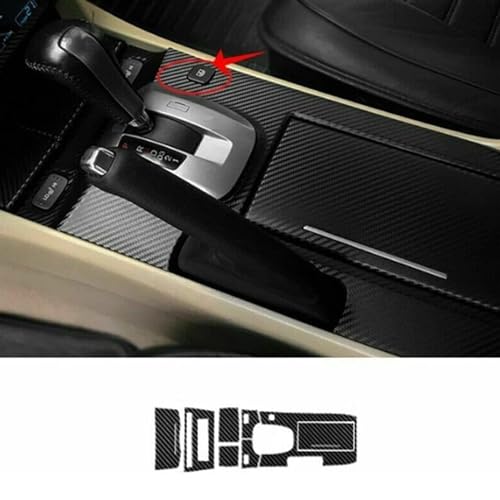 FZJDSD 29pcs Carbon Fiber Style Decor Interior Kit Cover Trim Center Console Door Window Control Panel Cover Molded Door Lock Switch Trim Compatible with Honda Accord 2008 2009 2010 2011 2012 - Image 5