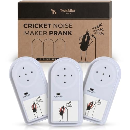 Twiddler Toys 3 Pack Cricket Noise Maker Prank Hidden Annoying Chirp Sounds Funny Gag Office Prank - Image 1